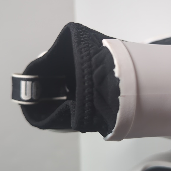 UGG White and Black Ankle Rain Boots Size 10 - Picture 12 of 16